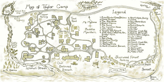 Mapa de Taylor camp