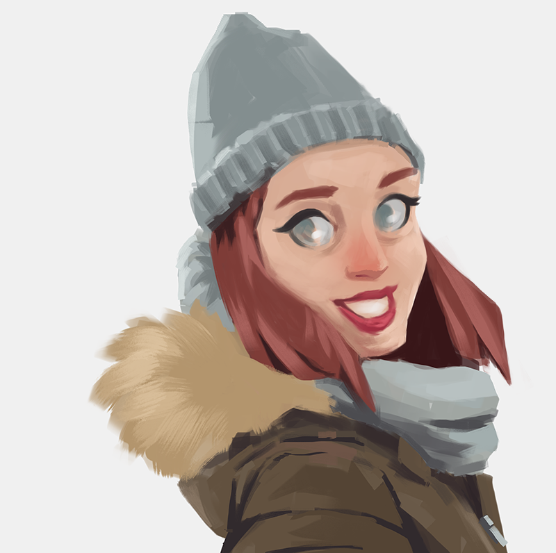 RedHair Beauty - Peter Bartels- Illustration - Concept Art