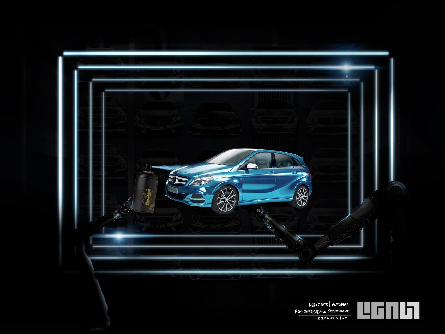 Mercedes Benz Roadshow_Styleframe Color - Peter Bartels
