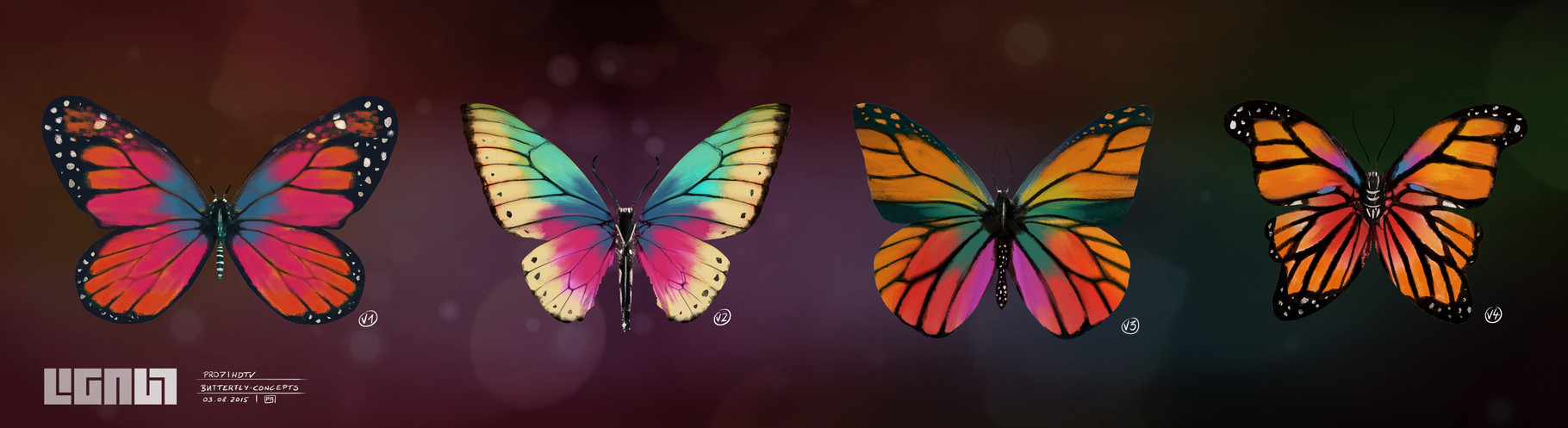 Pro7 HDTV - Butterfly - concept - Peter Bartels