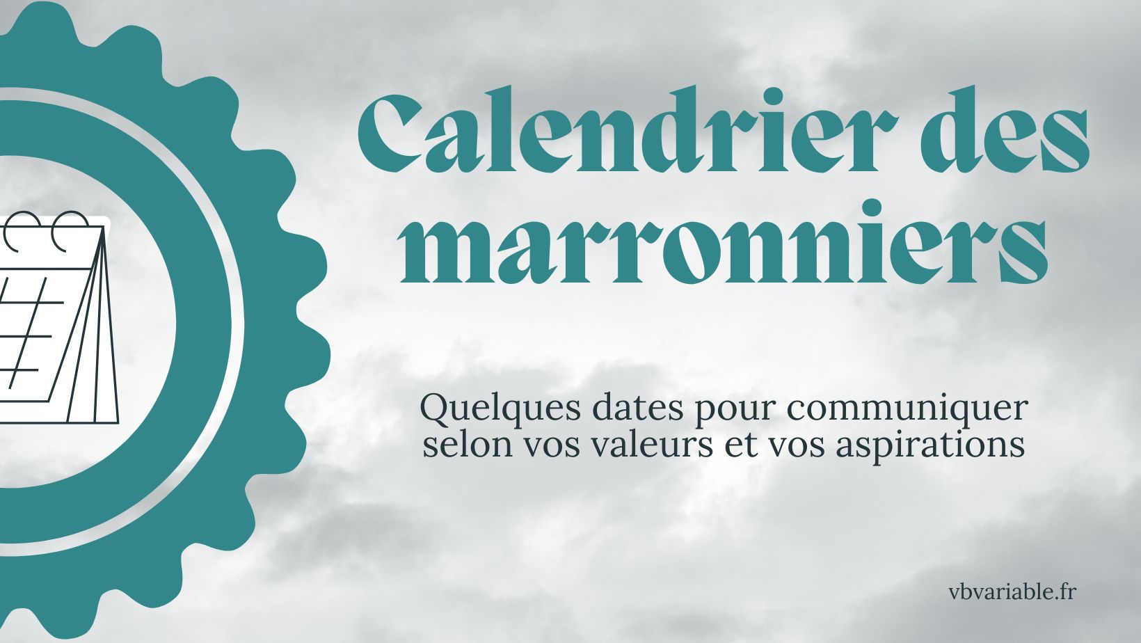 Calendrier des marronniers 2026