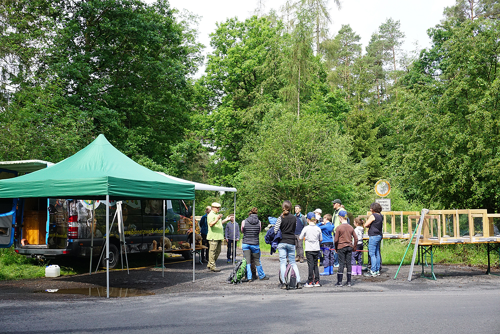 Foto: A. Röhm, Das Forschercamp am Finkenberg.