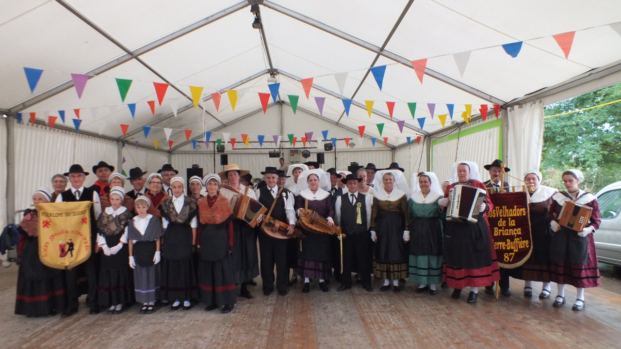 avec Lous GRELS CORCINOLS ( folklore du Quercy)