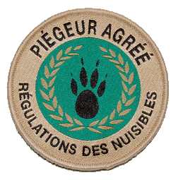 Ecusson piégeur agréé