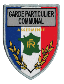 Ecusson garde particulier communal