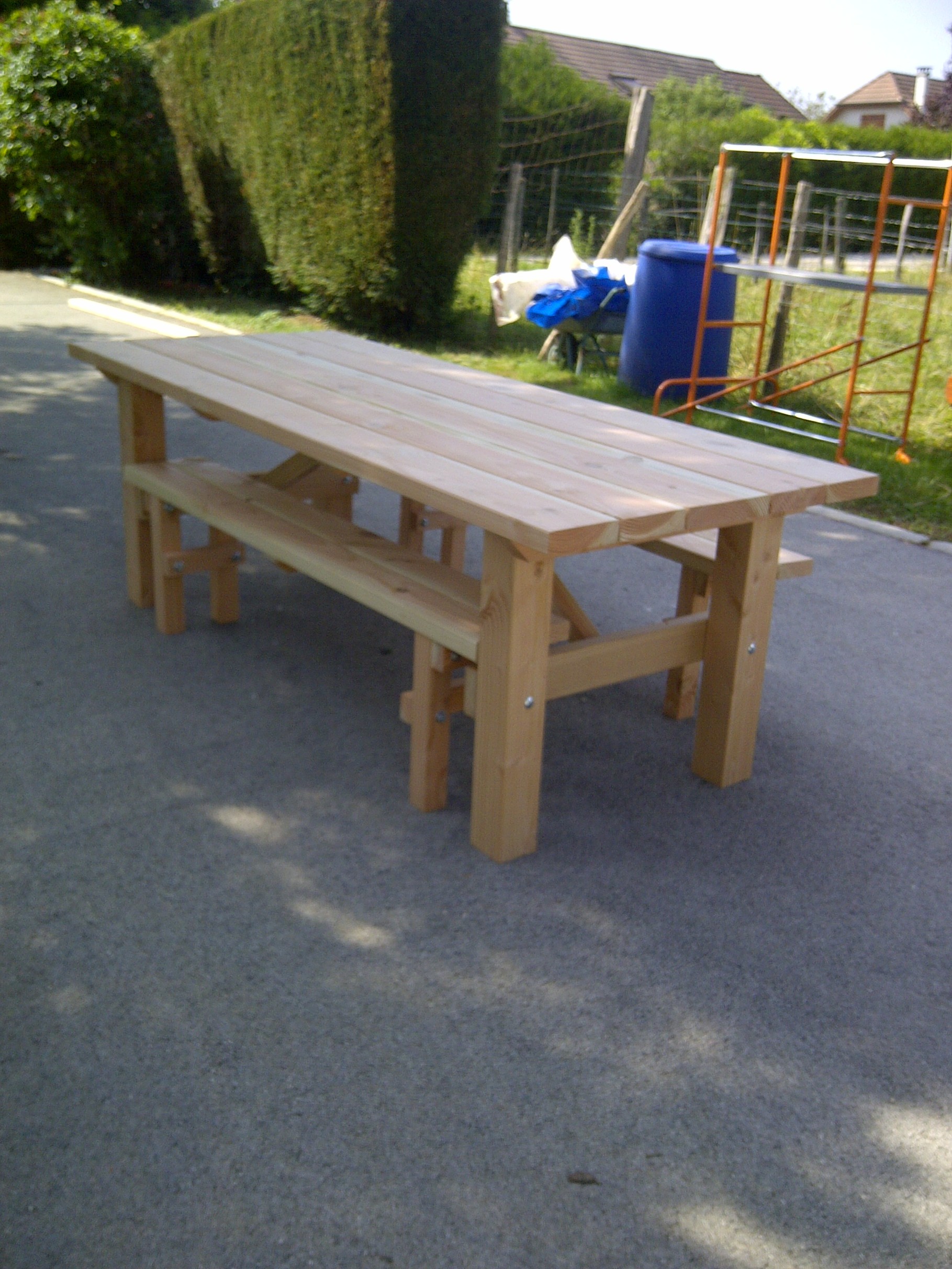Table Campagnarde Table De Jardin Pas Cher