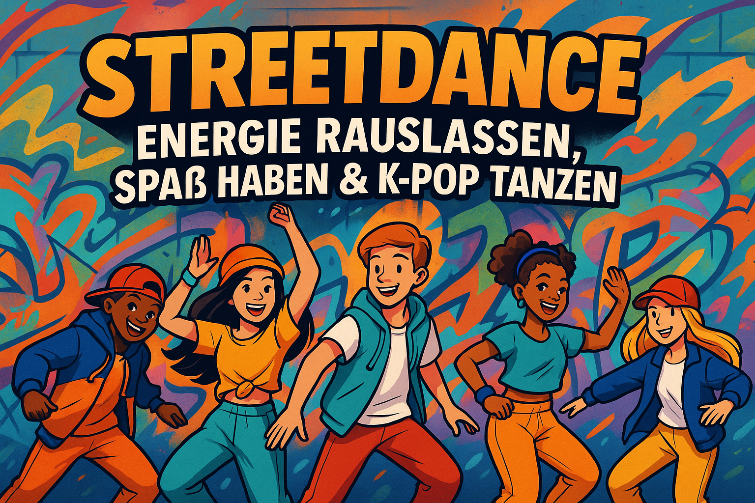 Streetdance, Energie rauslassen, Spaß haben, K-Pop tanzen!
