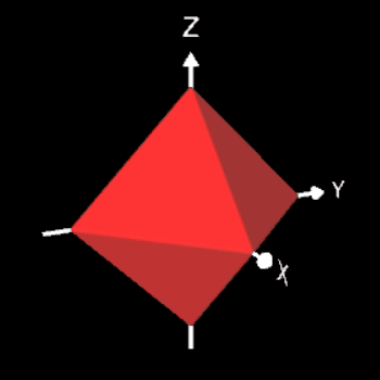 Oktaeder, p=100