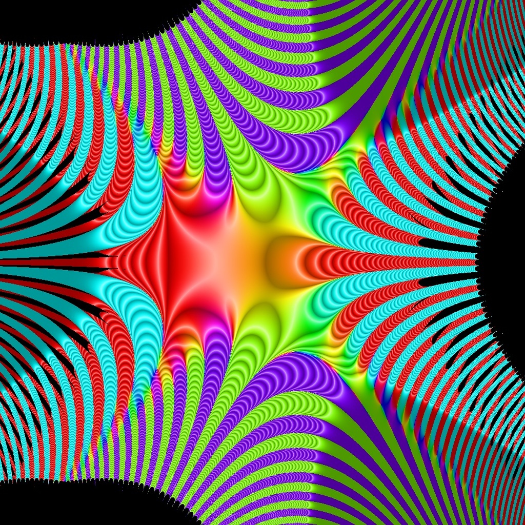 Phase Plot, Funktion 50, n=3, Typ=4, B=[-1.5, 2.5]x[-2, 2]