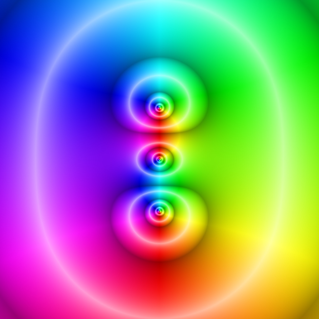 Phase Plot, f(z)=i/z-z/i, Typ 4