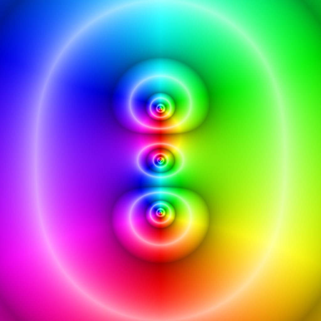 Phase Plot, f(z)=i/z-z/i, Typ 4