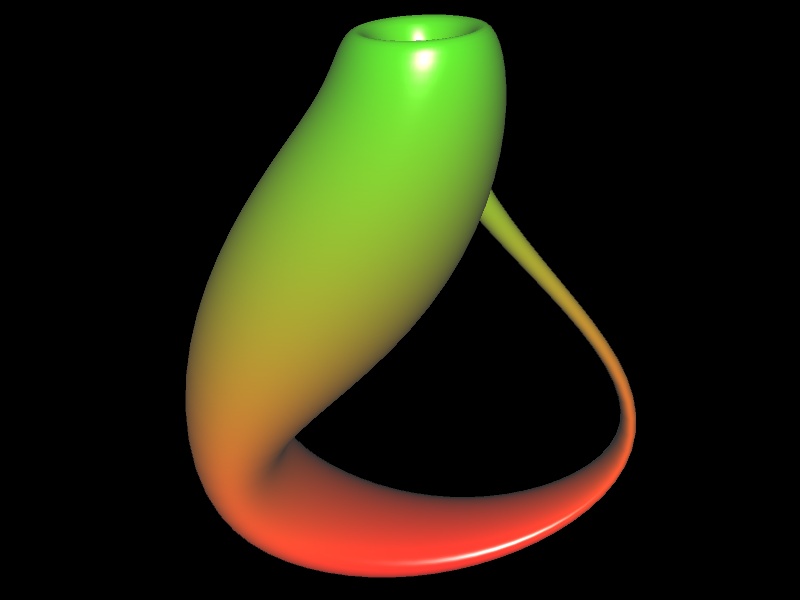 Klein'sche Flasche (Klein Bottle) Variante 1 - a