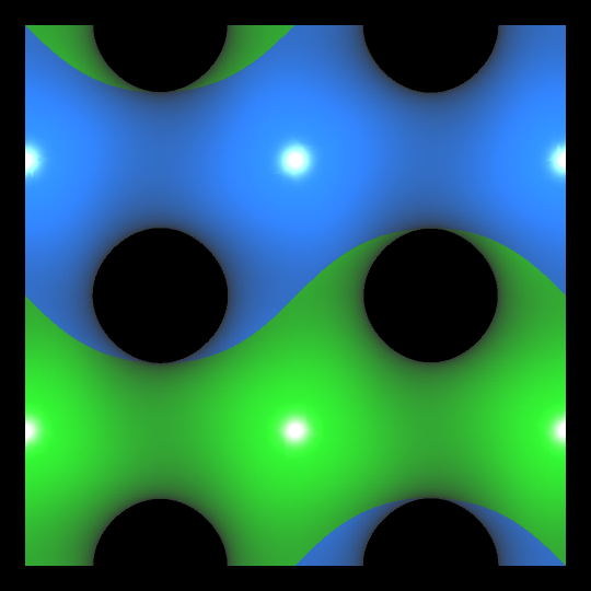Gyroid Unit Cell Left
