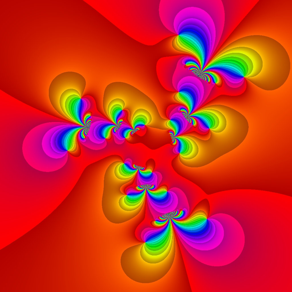 Phase Plot, Funktion 31, Typ=1, N=9, a=0.2, b=0.7, B=[-10, 10]x[-10, 10]