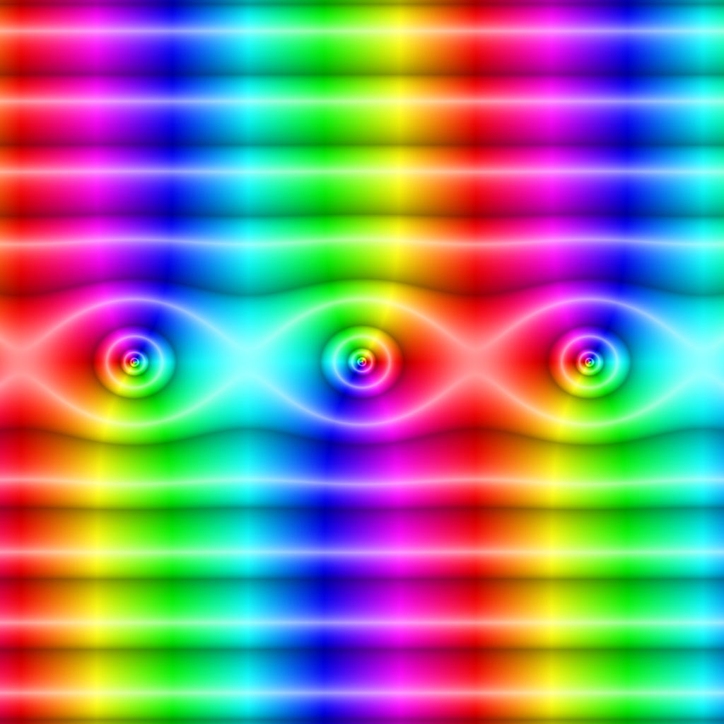 Phase Plot, f(z)=sin (z), Typ=4, B=[-5, 5]x[-5, 5]
