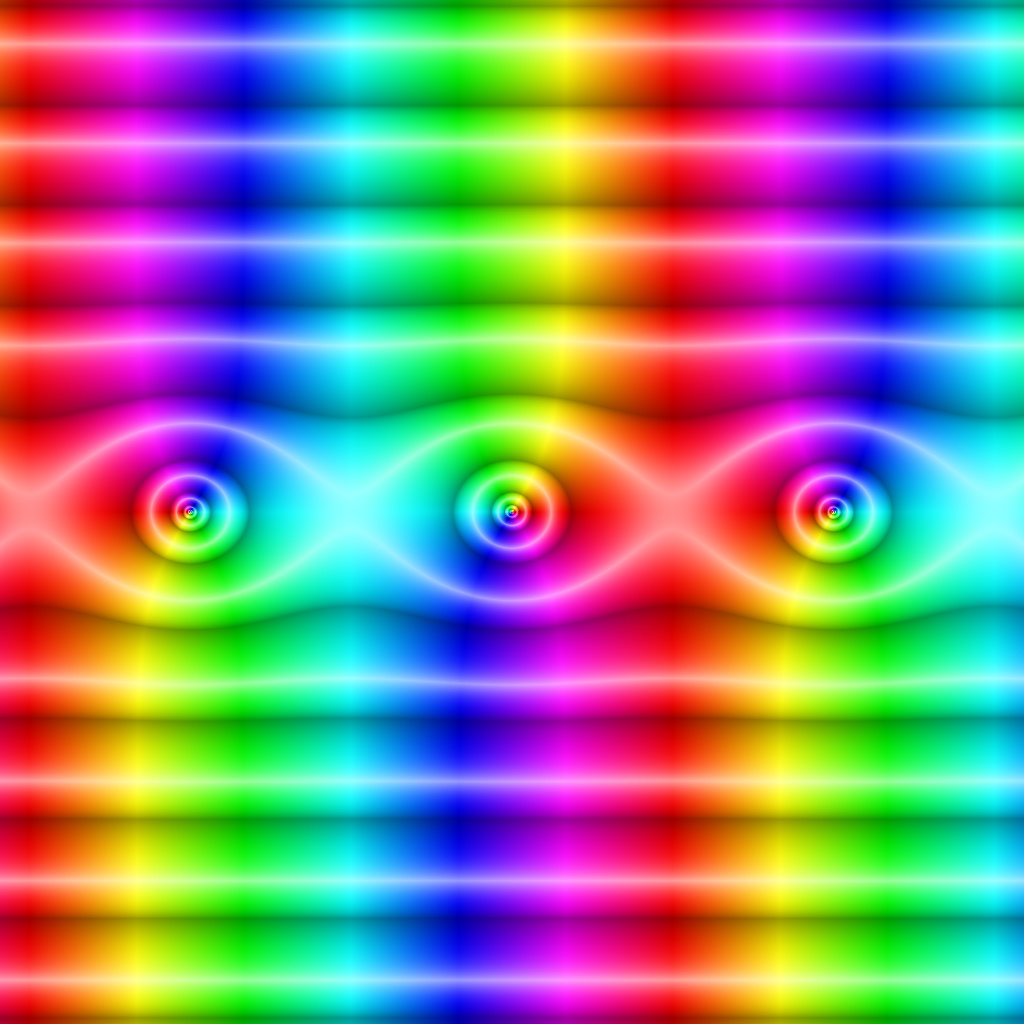 Phase Plot, f(z)=sin (z), Typ=4, B=[-5, 5]x[-5, 5]