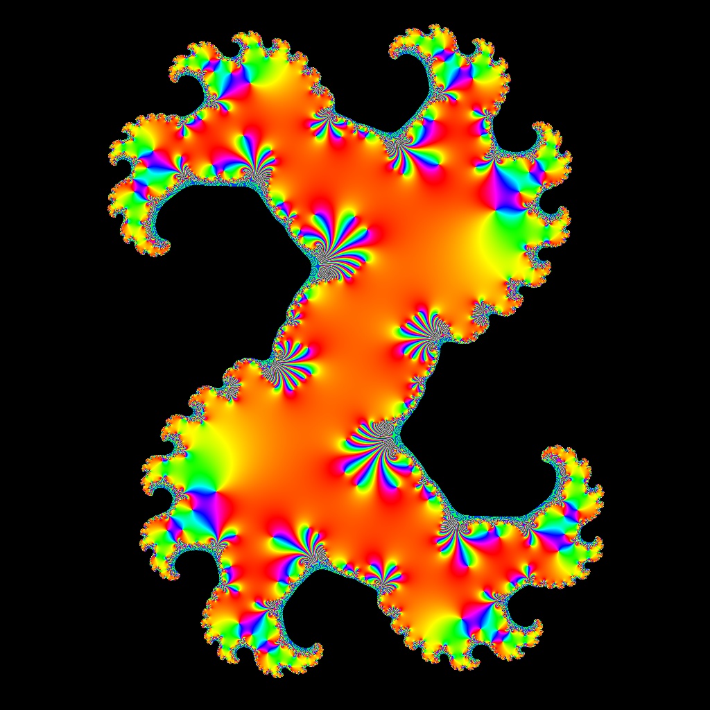 Julia-Menge c=0.37+0.1 i, k=20