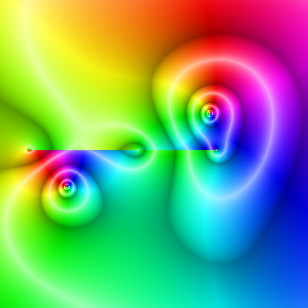 Phase Plot, f(z)=asec(z)(z²-cos(z)), Typ=4, B=[-2, 2]x[-2, 2]
