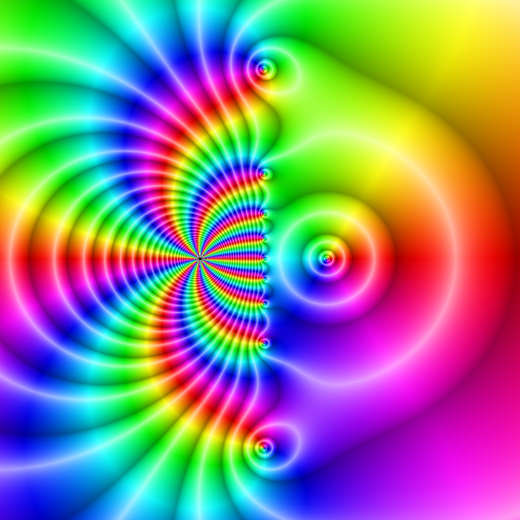 Phase Plot f(z)=nsum of (z div z+1)^n, nmax=40, Typ=4