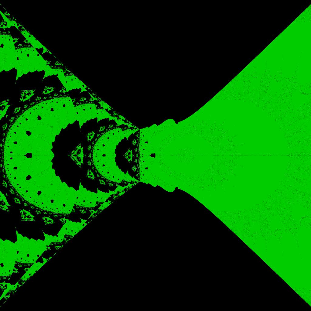 Basins of Attraction z^3-1=0 Ridders-Verfahren, pos. square root, B=[-5, 5]x[-5, 5]