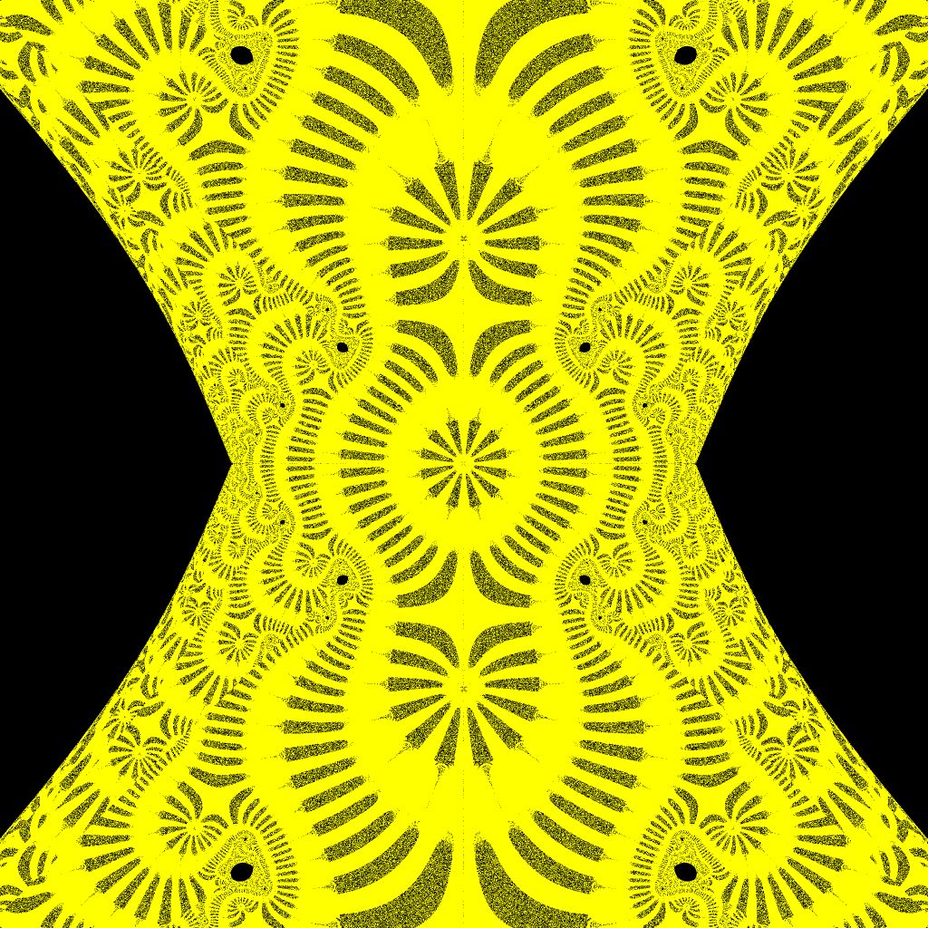 Basins of Attraction z^3-z=0 Ridders-Verfahren, neg. square root, B=[-2, 2]x[-2, 2]