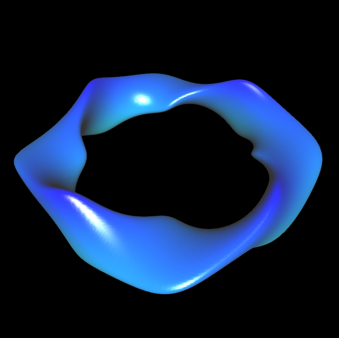 Möbius-Band 4-fach verdreht, a=0.1, b=0.3, A