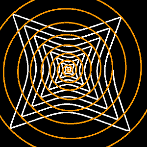 Galileo-Spirale und Gielis-Transformation
