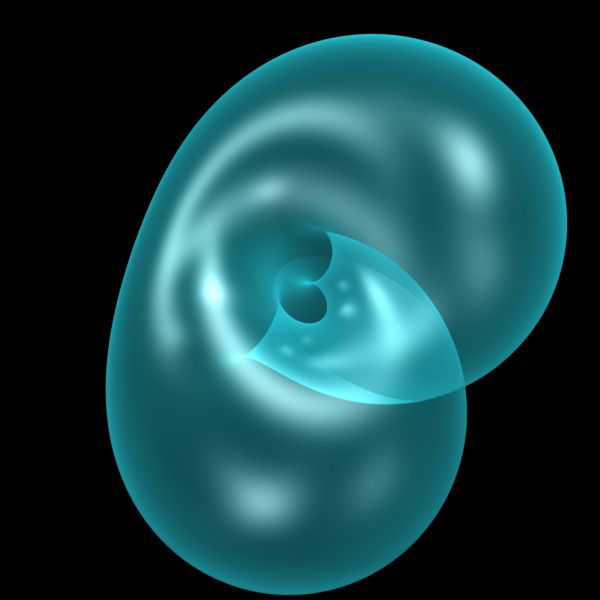 Klein Bottle implicite - transparent 1 