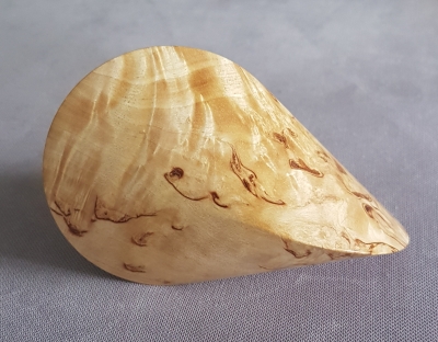 Oloid, karelisches Birkenholz, 100 mm lang - a
