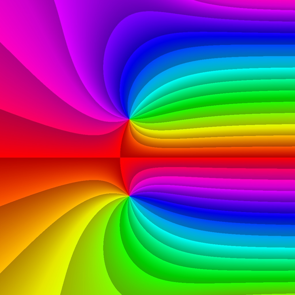 Phase Plot, f(z)=exp(z)-z, Typ=1, B=[-5, 5]x[-5, 5]