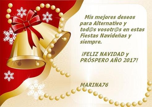 Marina Felicitación 2016