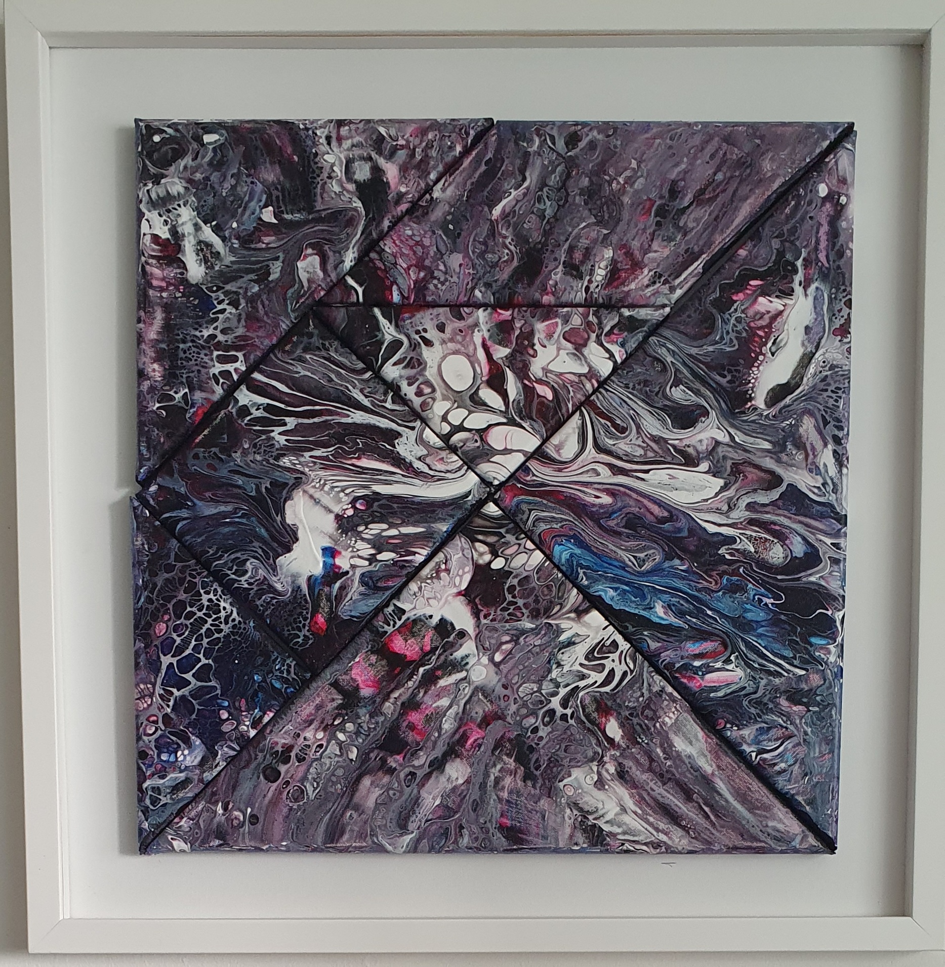 Puzzle, Acrylmischtechnik, 50/50, Leinwand, 2019