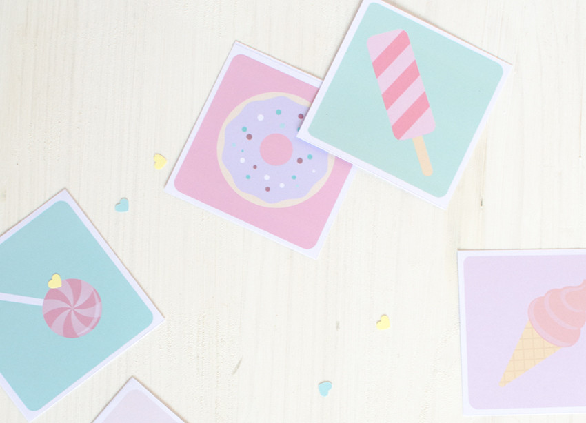 Kinder Memory Spiel zum selber basteln