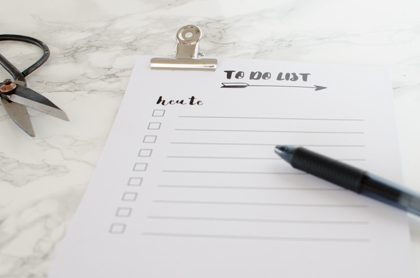 liste zum ausdrucken (TO DO)