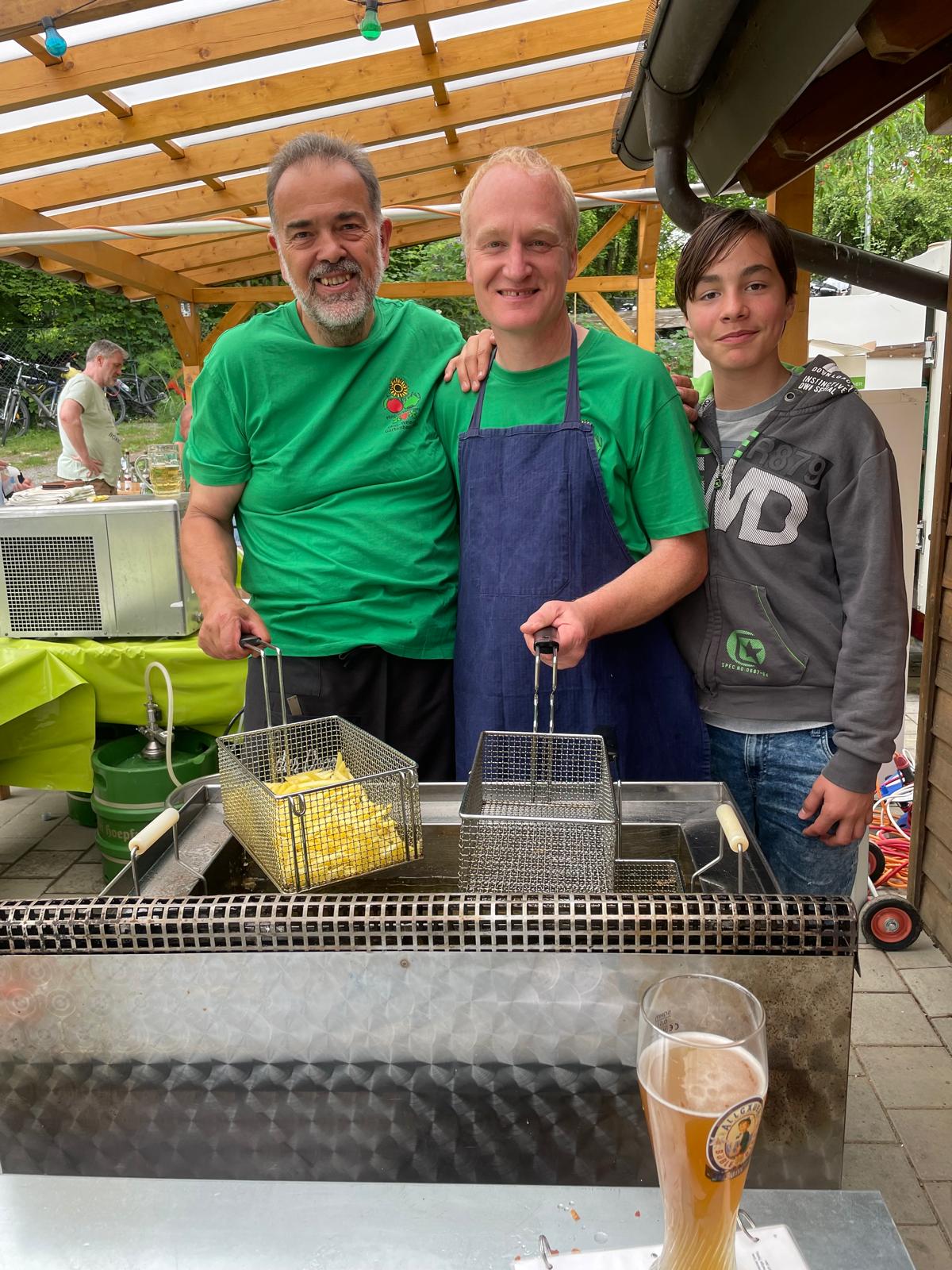 Pommes Mannschaft