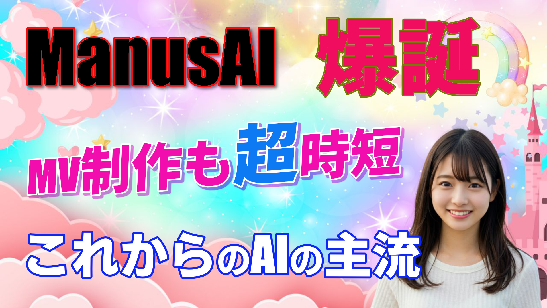 AIでMV作りがこんなに簡単に！？SUNO×Manus最強タッグでMV爆速化！AIがMV用画像を用意してくれる時代が来た！＋動画づくり