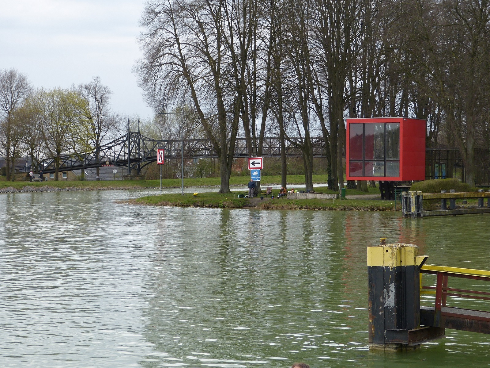 Zusammenfluss von Dortmund-Ems Kanal und Mittelland Kanal
