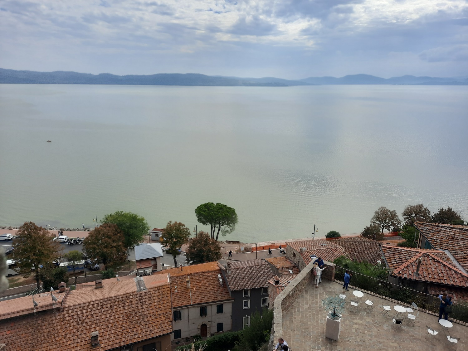 Blick über den Lago di Trasimeno