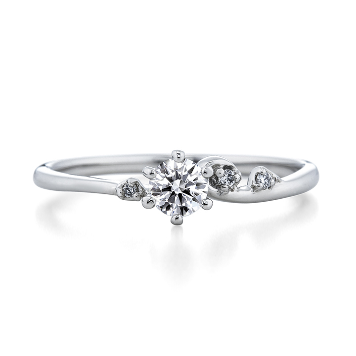 婚約指輪   No.22 あゆみ Pt900 0.15ct Gup/SIup/3EX or H&C 税込¥148,500    