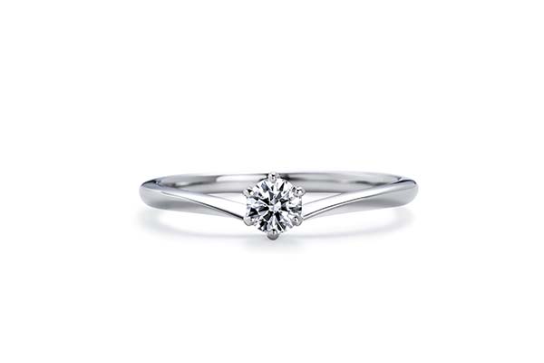 婚約指輪  No.51 まこと Pt900 0.15ct Gup/SIup/3EX or H&C 税込¥148,500   