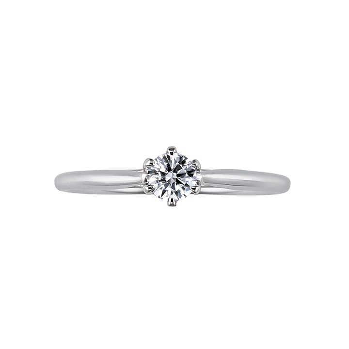 婚約指輪  No.23 愛（あい）Pt900 0.15ct Gup/SIup/3EX or H&C 税込¥148,500   