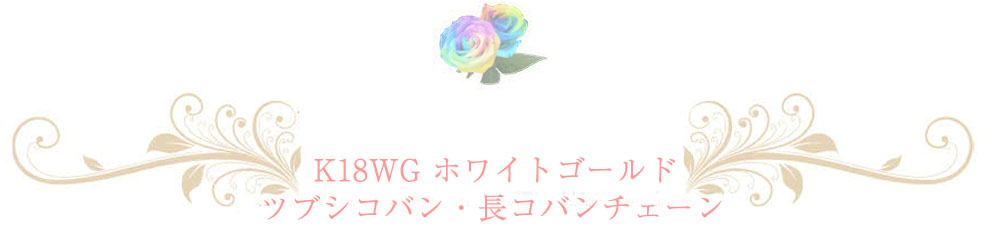 ホワイトゴールドチェーン