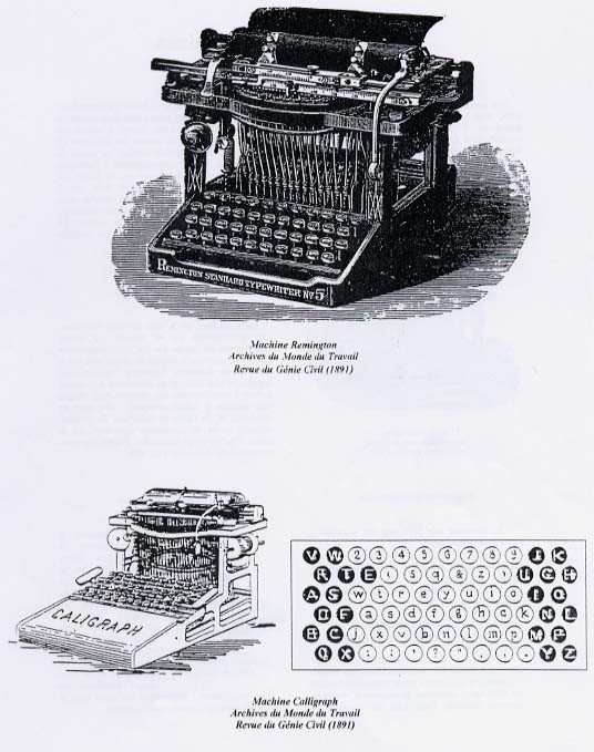Machine Remington et Caligraph