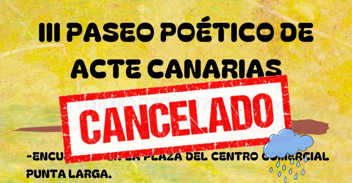 21 mar 2024: III Paseo Poético de Acte Canarias en Candelaria