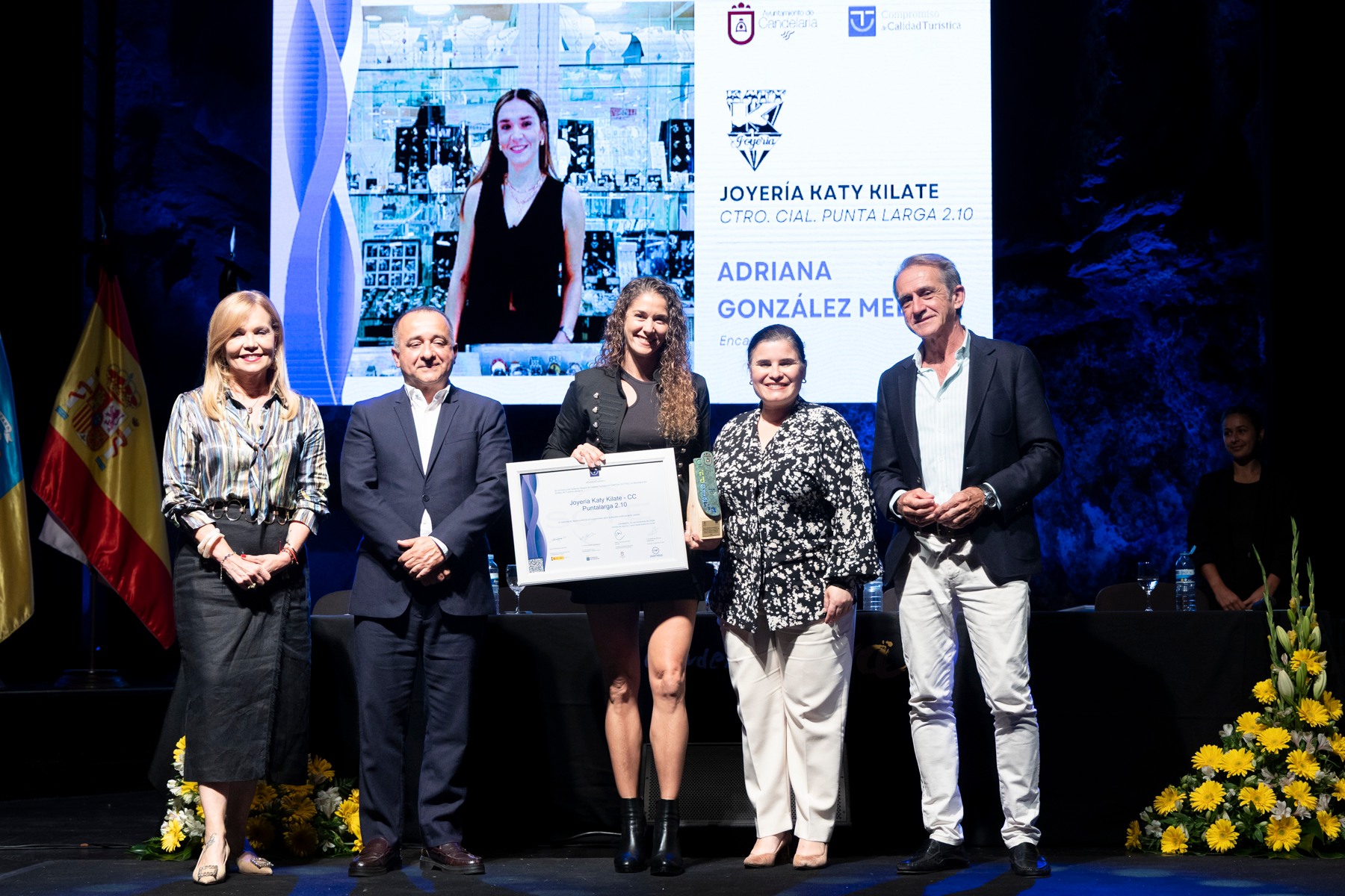 Entrega del distintivo SICTED 2025 a empresas de Candelaria - Joyerías Katy Kilate