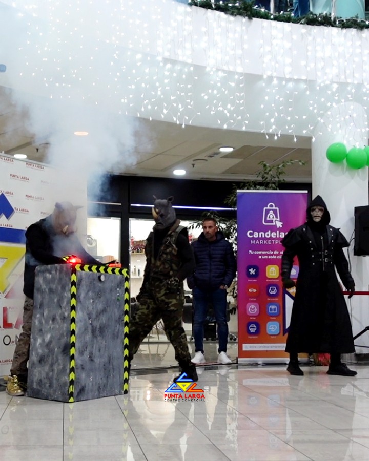 Show de Las Tortugas Ninja en el Centro Comercial Punta Larga (Candelaria)