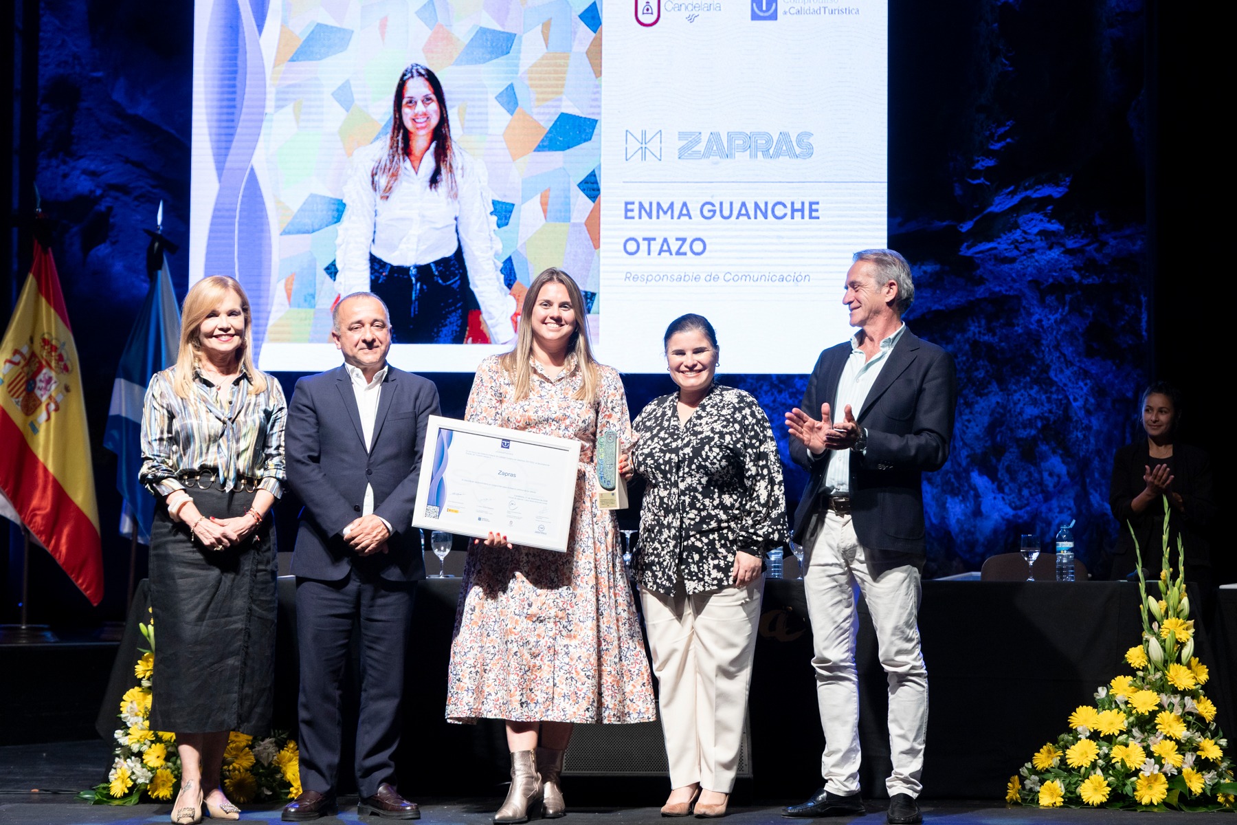 Entrega del distintivo SICTED 2025 a empresas de Candelaria - Calzados Zapras
