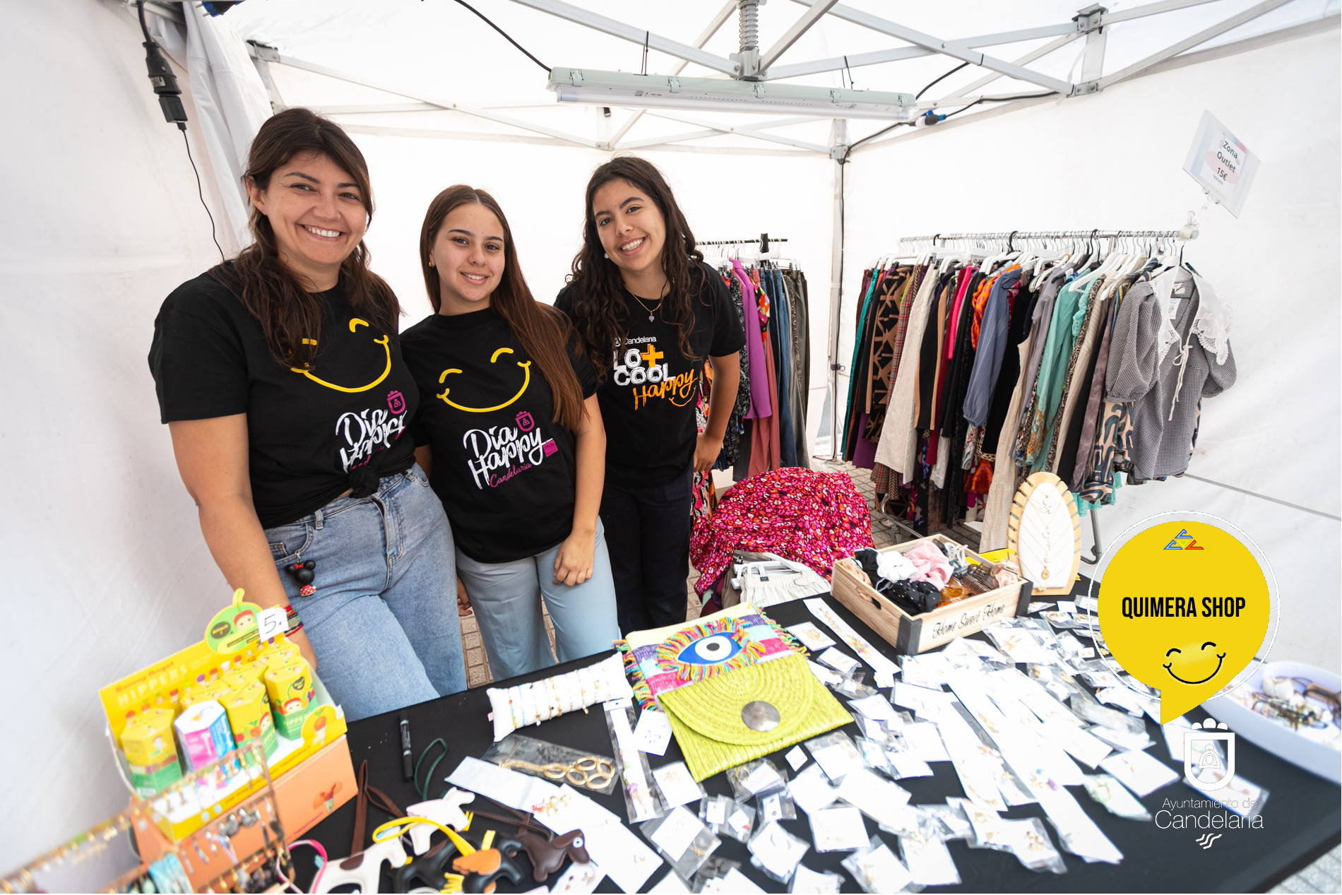 Quimera Shop en el Día Happy 2025 en Candelaria
