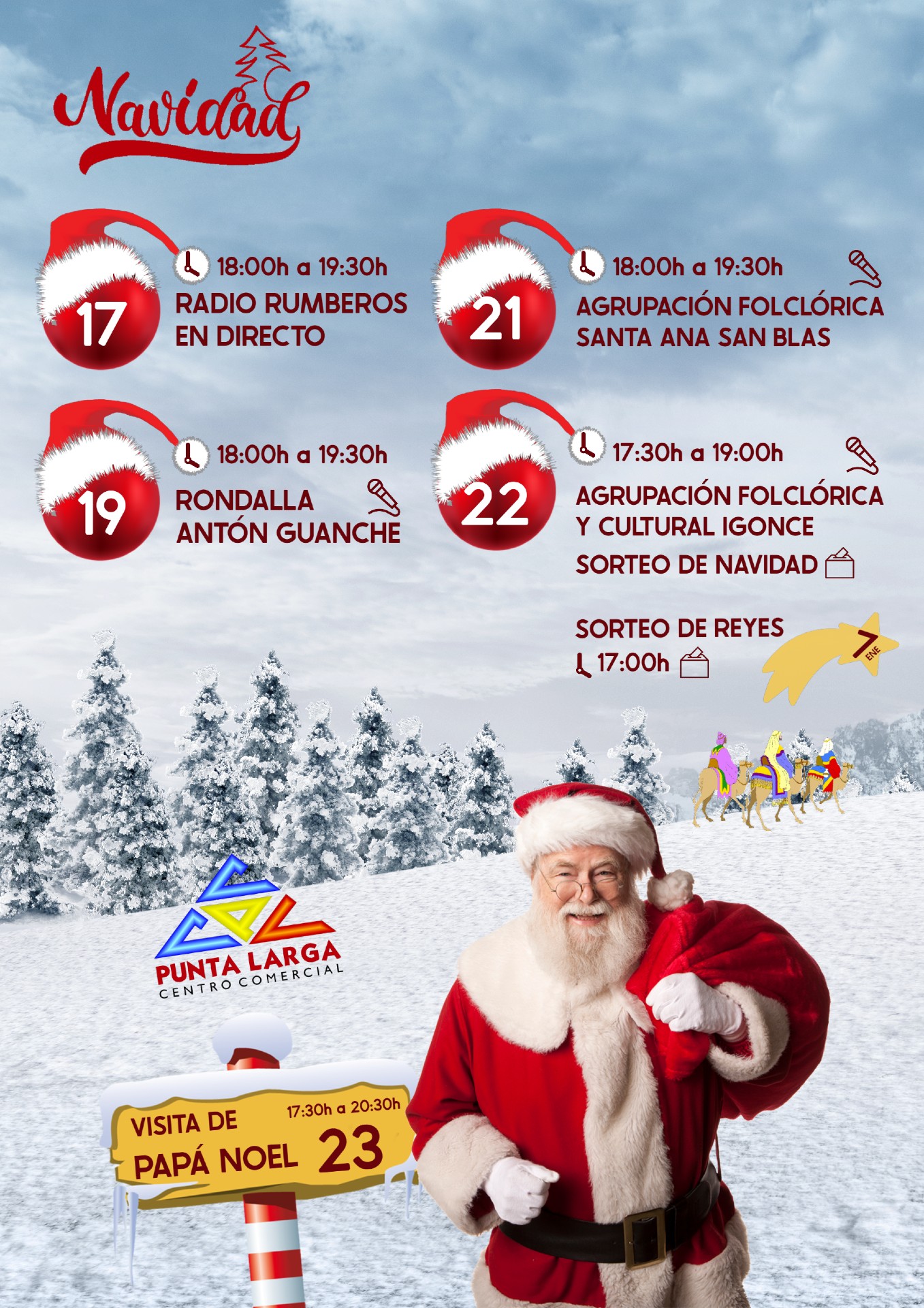 Actividades navideñas del Centro Comercial Punta Larga