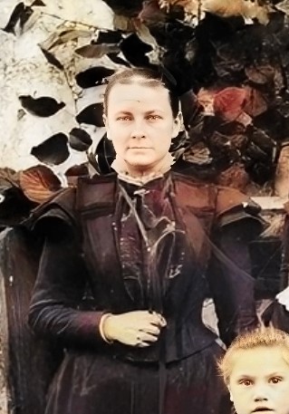 Anna, die Lehrerin (Auszug aus einem Klassenfoto Herbst 1898), 32 Jahre alt ist sie da